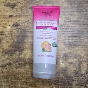 Equate Beauty Facial Scrub Pink and Orange Lemon Scrub 6OZ